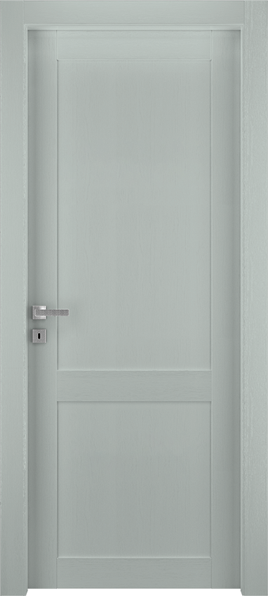 Interior swinging door SIAL 2PA, Spenia - Laquered oak light grey - Garofoli