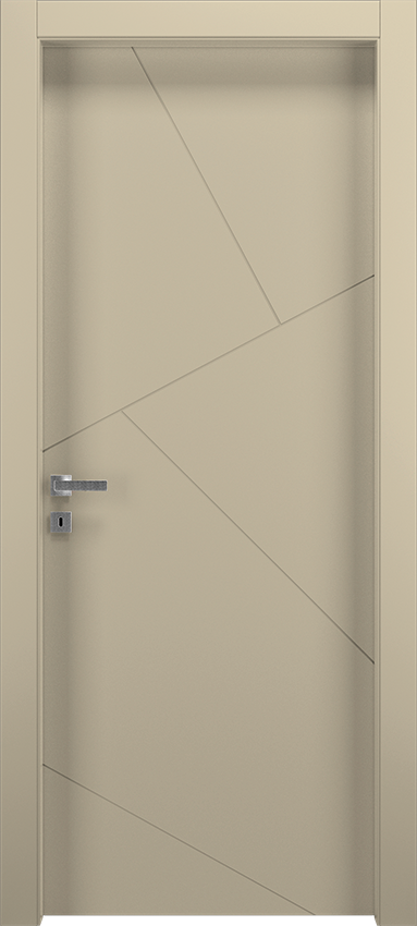 Interior swinging door PISIA 1LMS, Patio - Ivory lacquered - Garofoli