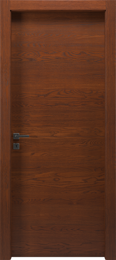 Anschlagene tür 1/R, Mirawood - Rovere tabacco - Garofoli