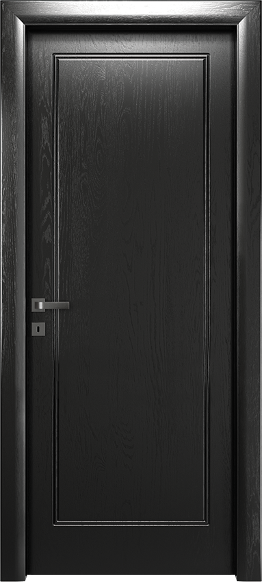 Interior swinging door UNIONDA 1/B, Io di Garofoli - Deep black oak - Garofoli