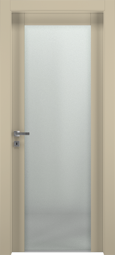 Interior swinging door 1V2001, Patio - Ivory lacquered - Garofoli