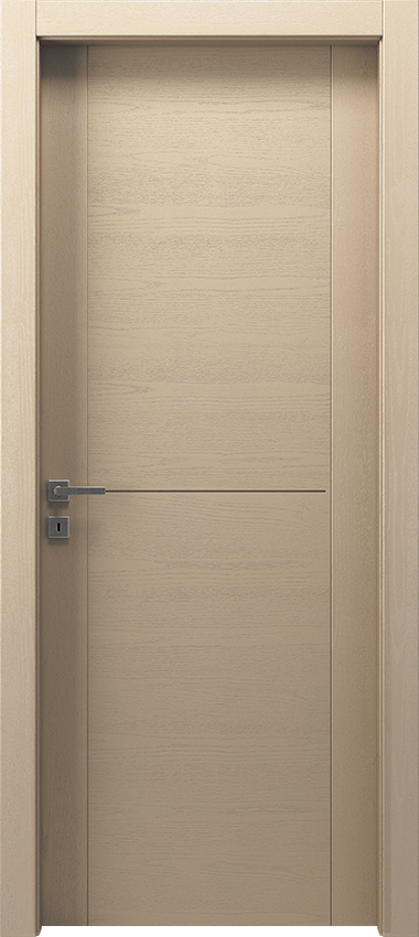 Interior swinging door 1/F/2015, Mirawood - Lacquered oak dove grey - Garofoli