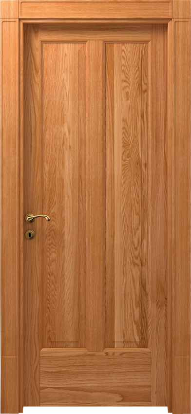 Porta da interni a battente 2/B/600, Classica - Rovere naturale - Garofoli