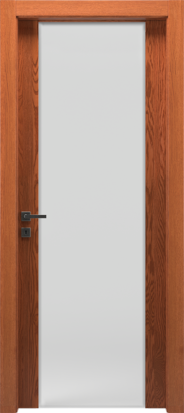 Porta da interni a battente 1/V/ST/2015, Mirawood - Rovere teak - Garofoli