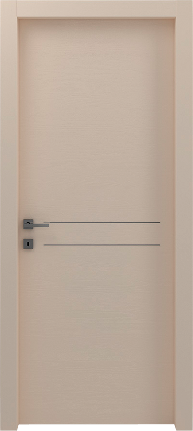 Interior swinging door DUFIA 1/L/2/F, Gdesigner - Lacquered oak ivory - Garofoli