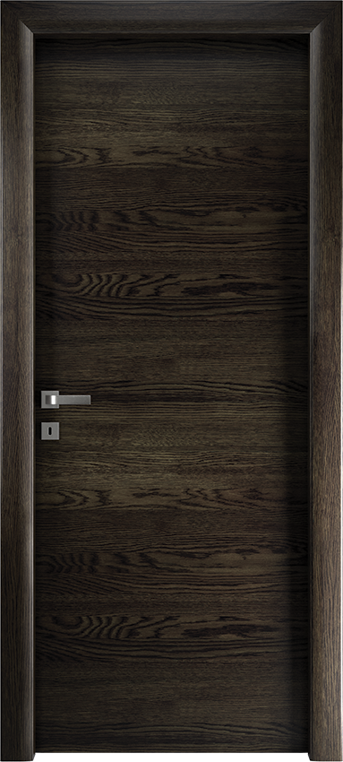 Interior swinging door ORONDA 1/L/O, Io di Garofoli - Oak grey - Garofoli