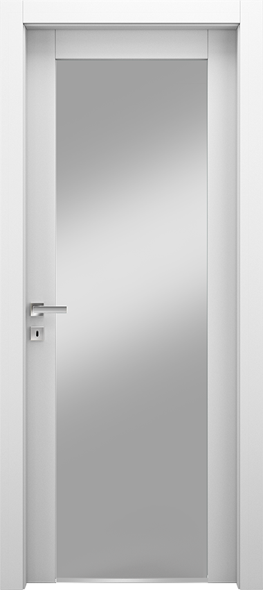 Interior swinging door 1/V/2001, Miraquadra - White lacquered - Garofoli