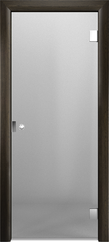 Porta da interni a battente TUTTOVETRO 1/T/V, Io2023 - Rovere grigio - Garofoli