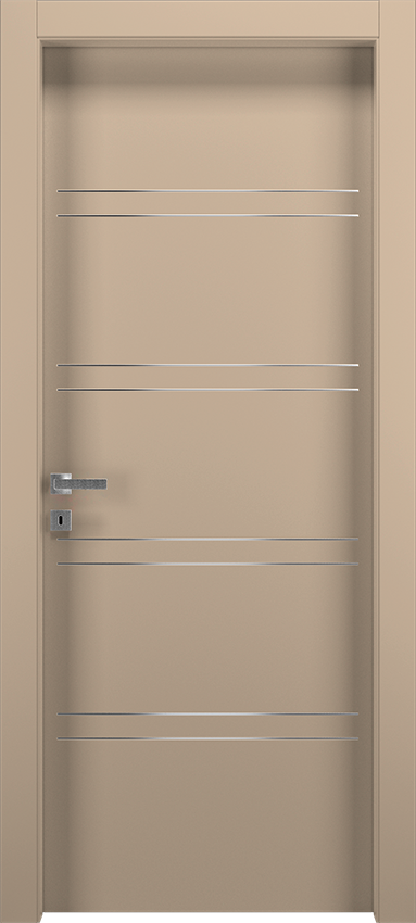 Interior swinging door LUTIO 8F, Patio - Dove grey lacquered - Garofoli