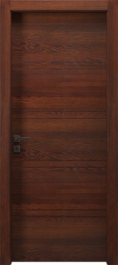 Porta da interni a battente 8/R, Mirawood - Rovere wenge' - Garofoli