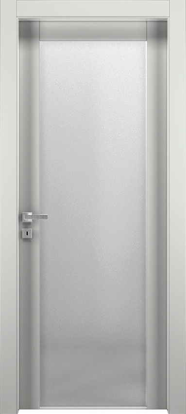 Interior swinging door 1V2001, Patio - Ral 7035 - Garofoli