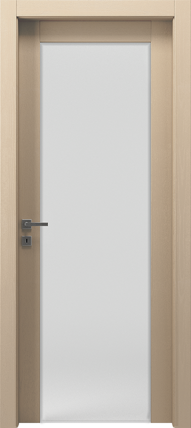 Interior swinging door 1/V/2001, Mirawood - Lacquered oak dove grey - Garofoli