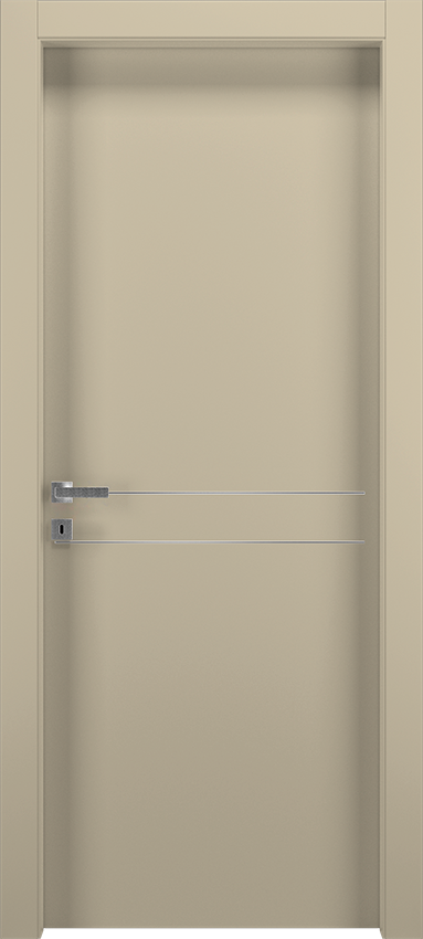 Interior swinging door DUTIO 2F, Patio - Ivory lacquered - Garofoli