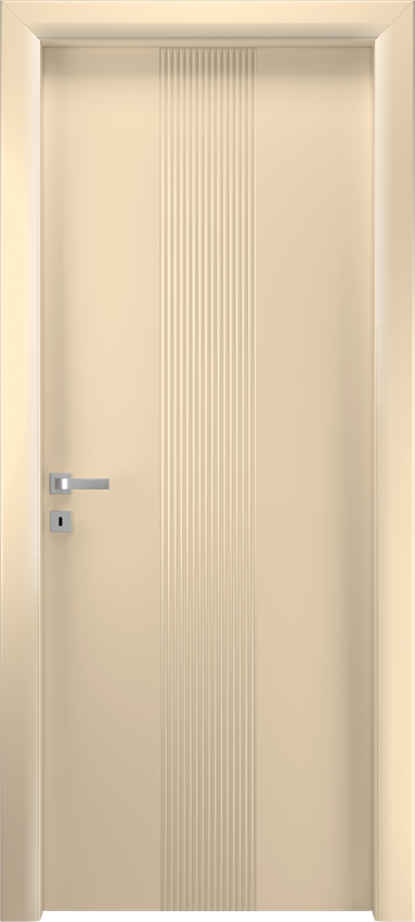 Interior swinging door PERONDA 1/D, Io di Garofoli - Ivory lacquered - Garofoli