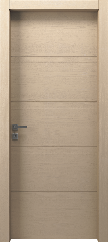 Interior swinging door 8/R, Mirawood - Lacquered oak dove grey - Garofoli