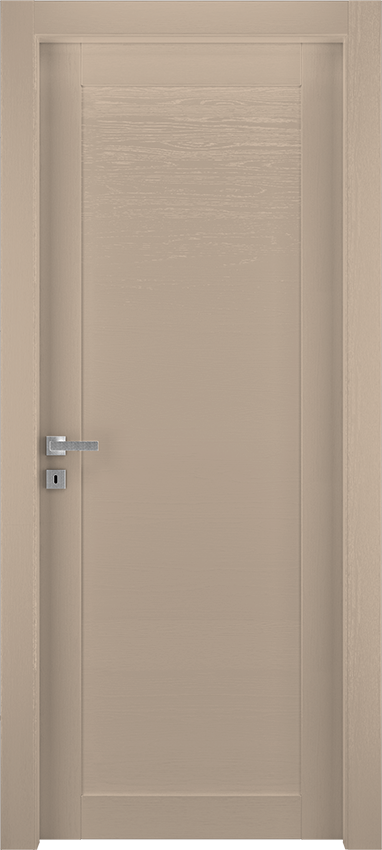 Interior swinging door SORIZZ 1PAO, Spenia - Lacquered oak dove grey - Garofoli