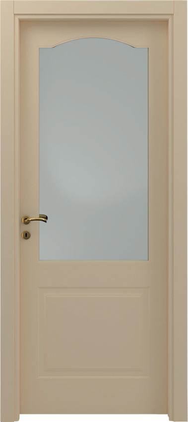 Interior swinging door SIRA 1/B/1/V/C, Mirabilia - Ivory lacquered - Garofoli