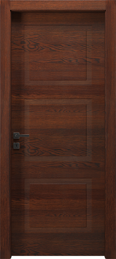 Porta da interni a battente 3/B, Mirawood - Rovere wenge' - Garofoli