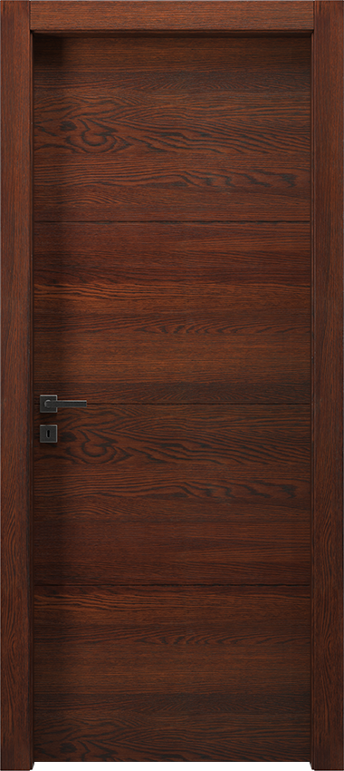 Porta da interni a battente 3/R, Mirawood - Rovere wenge' - Garofoli