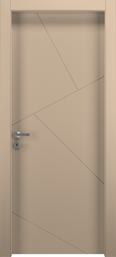 Interior swinging door PISIA 1LMS, Patio - Dove grey lacquered - Garofoli