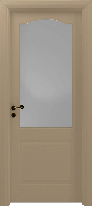 Interior swinging door CROSARA 1/B/1/V/C, Sublimia - Dove grey lacquered - Garofoli