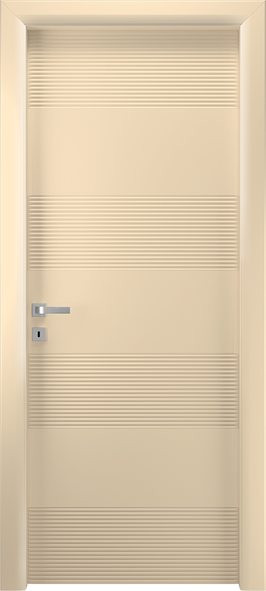 Interior swinging door PANONDA 4/D, Io di Garofoli - Ivory lacquered - Garofoli