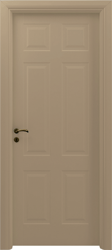 Porte intérieure battante ANGERA 6/B, Sublimia - Laque tourterelle - Garofoli