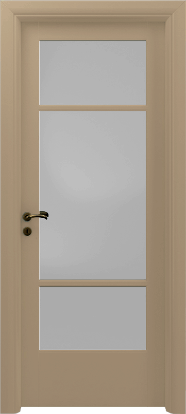 Porte intérieure battante DUCCIO 3/V/99, Sublimia - Laque tourterelle - Garofoli