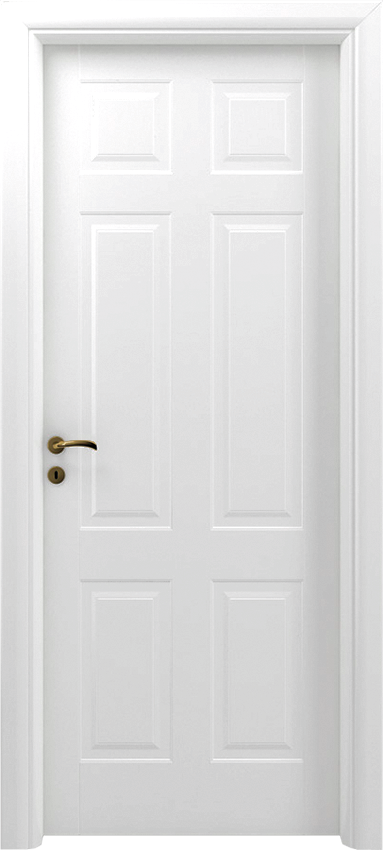 Interior swinging door ANGERA 6/B, Sublimia - White lacquered - Garofoli