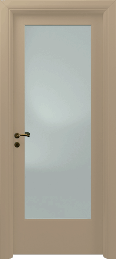 Interior swinging door GERA 1/V, Sublimia - Dove grey lacquered - Garofoli