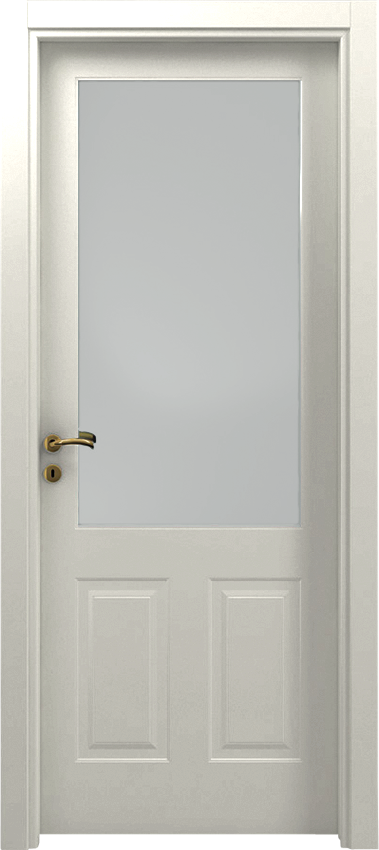 Interior swinging door CLEO 2/B/1/V, Mirabilia - Ral 9010 - Garofoli