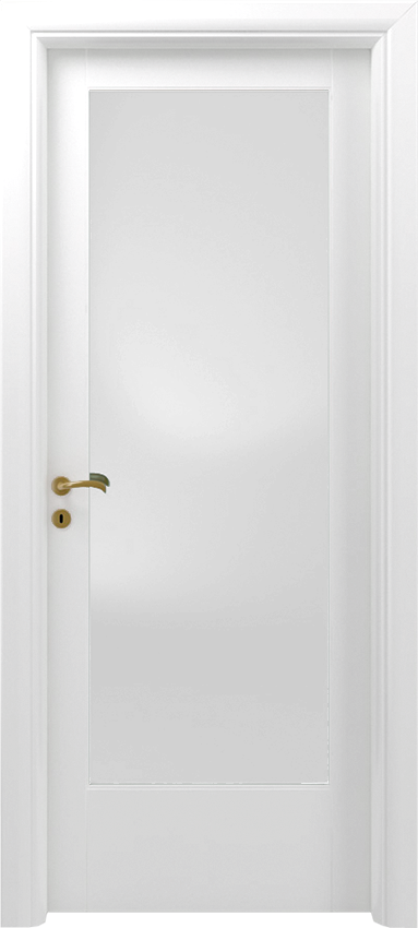 Interior swinging door GERA 1/V, Sublimia - White lacquered - Garofoli