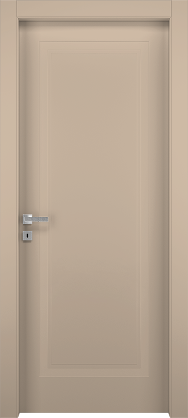 Interior swinging door MIUNO 1B 50, Milia - Dove grey lacquered - Garofoli