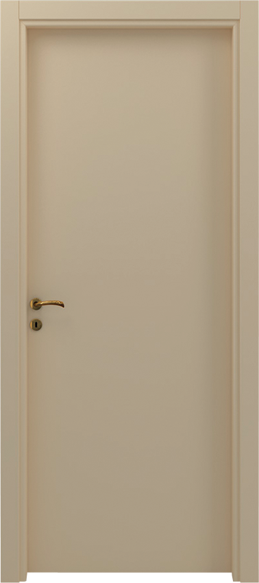 Interior swinging door AURA  LISCIA, Mirabilia - Ivory lacquered - Garofoli