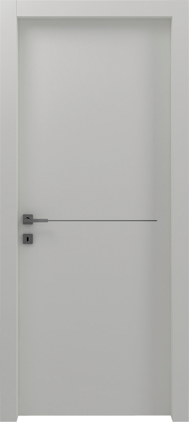 Interior swinging door ROTIA 1/L/1/F, Gdesigner - White lacquered - Garofoli