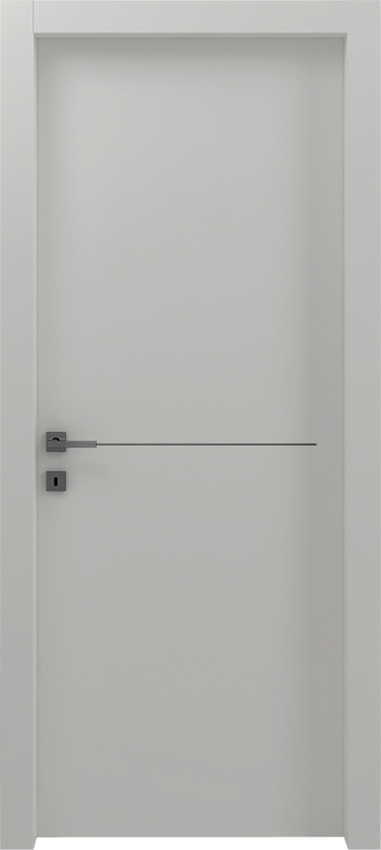 Interior swinging door ROTIA 1/L/1/F, Gdesigner - White lacquered - Garofoli