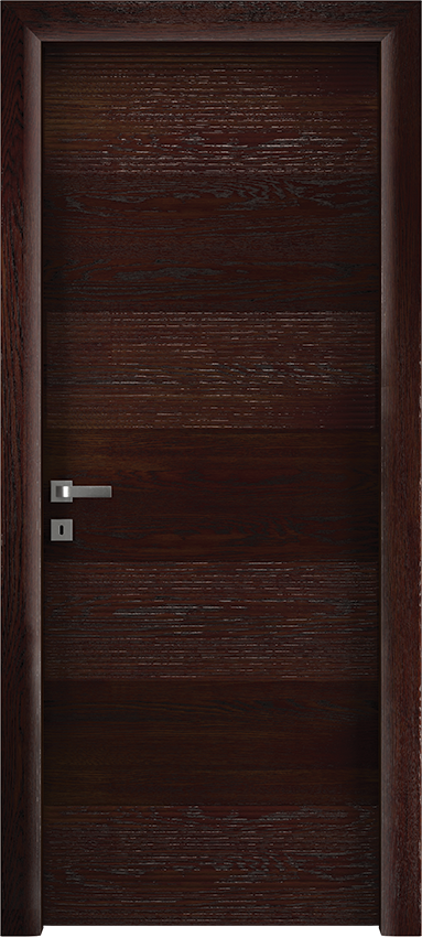 Interior swinging door PANONDA 4/D, Io di Garofoli - Oak dark leather - Garofoli