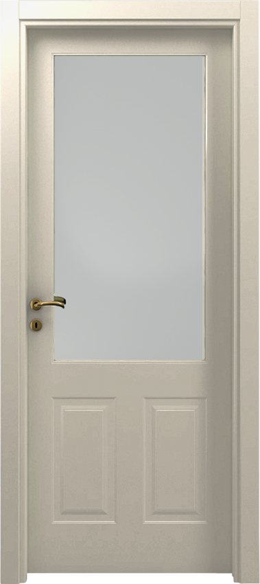 Porta da interni a battente CLEO 2/B/1/V, Mirabilia - Laccato ral9001 - Garofoli