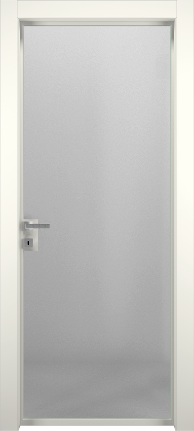 Porta da interni a battente IVE 1V 50, Milia - Laccato ral9010 - Garofoli
