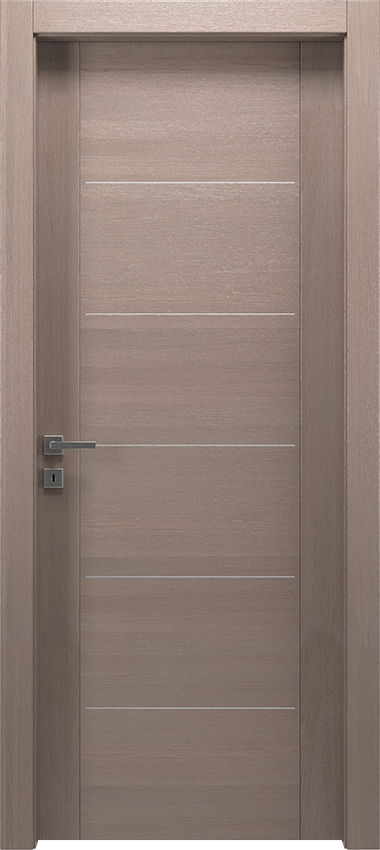 Porta da interni a battente 5/F/2015, Mirawood - Rovere grigio creta - Garofoli