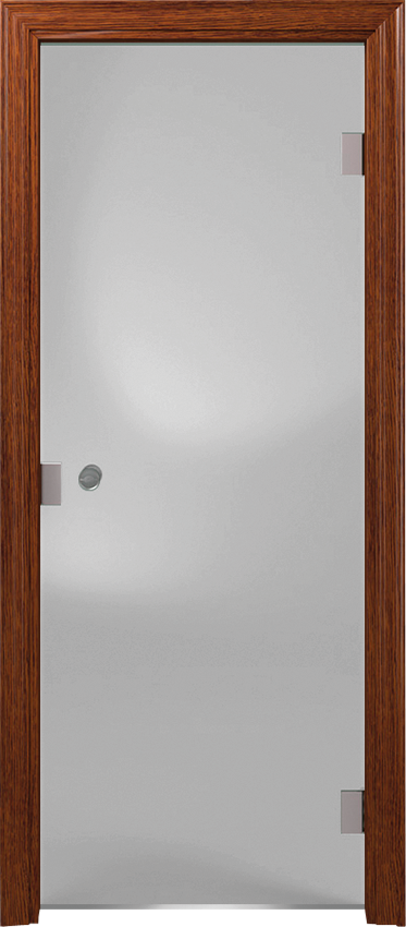 Porta da interni a battente 1/T/V TUTTOVETRO, Classica - Rovere castagno - Garofoli
