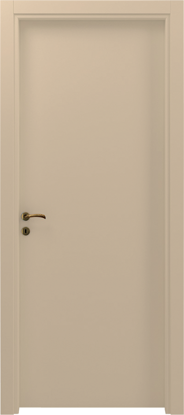 Interior swinging door AURA  LISCIA, Mirabilia - Dove grey lacquer - Garofoli