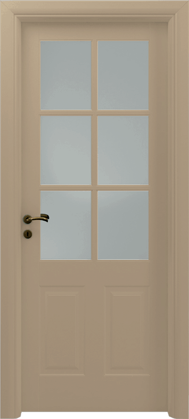 Interior swinging door TERMENO 2/B/6/V, Sublimia - Dove grey lacquered - Garofoli