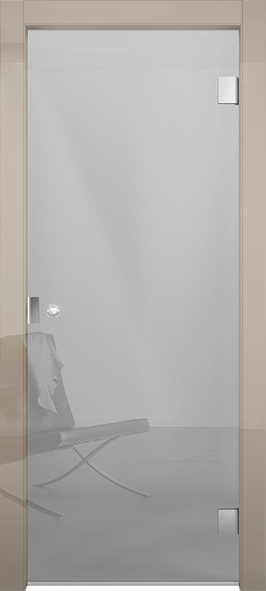 Interior swinging door MIVA 1TV 50, Milia - Glossy ivory lacquered - Garofoli