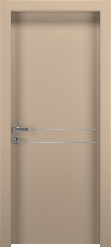 Interior swinging door DUTIO 2F, Patio - Dove grey lacquered - Garofoli