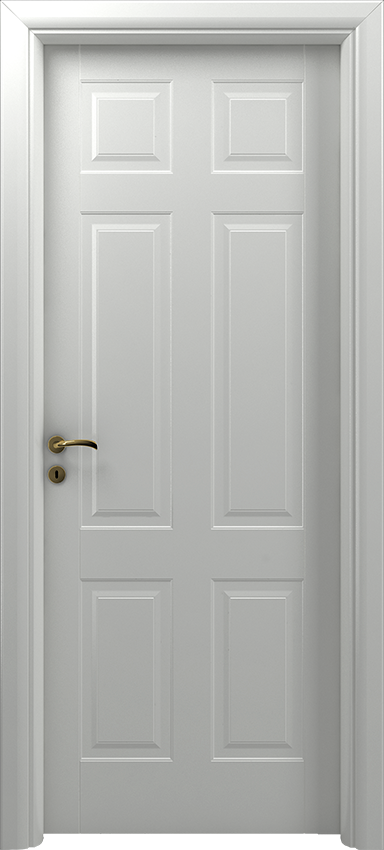Porte intérieure battante ANGERA 6/B, Sublimia - Ral 7035 - Garofoli