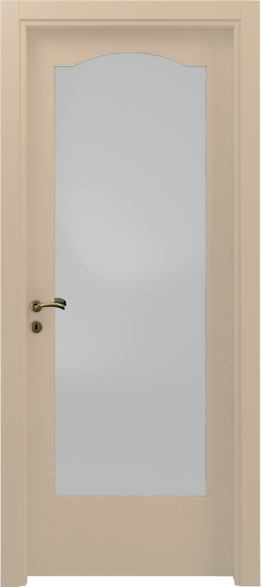 Interior swinging door QUALIA 1/V/C, Mirabilia - Dove grey lacquer - Garofoli