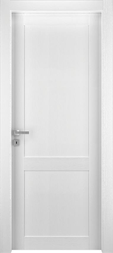 Interior swinging door SIAL 2PA, Spenia - Lacquered oak white - Garofoli