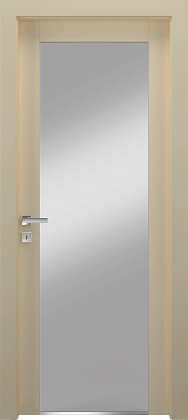 Interior swinging door 1/V/2001, Miraquadra - Ivory lacquered - Garofoli