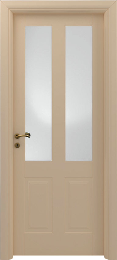 Interior swinging door DUONA 2/B/2/V, Sublimia - Ivory lacquered - Garofoli